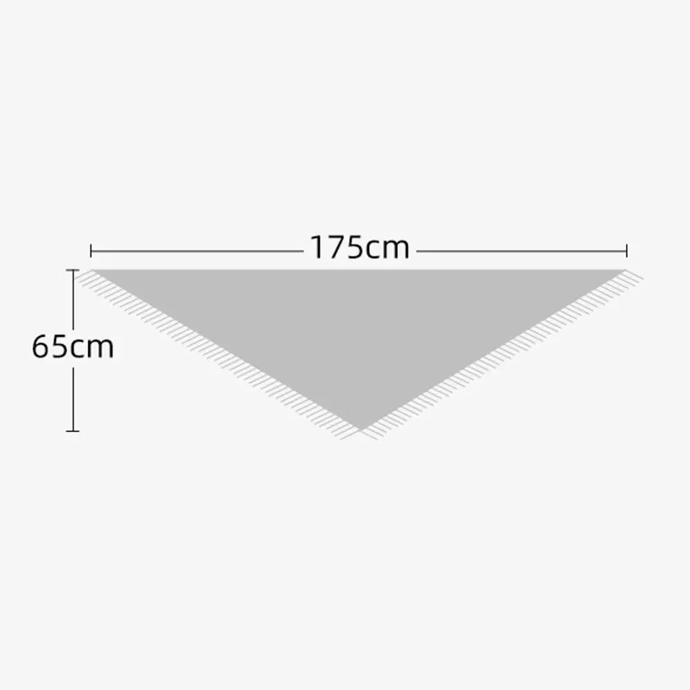 하이 퀄리티 겨울 삼각형 숄 니트, 두꺼운 숄 랩, 다목적 태슬, 방한 담요 스카프