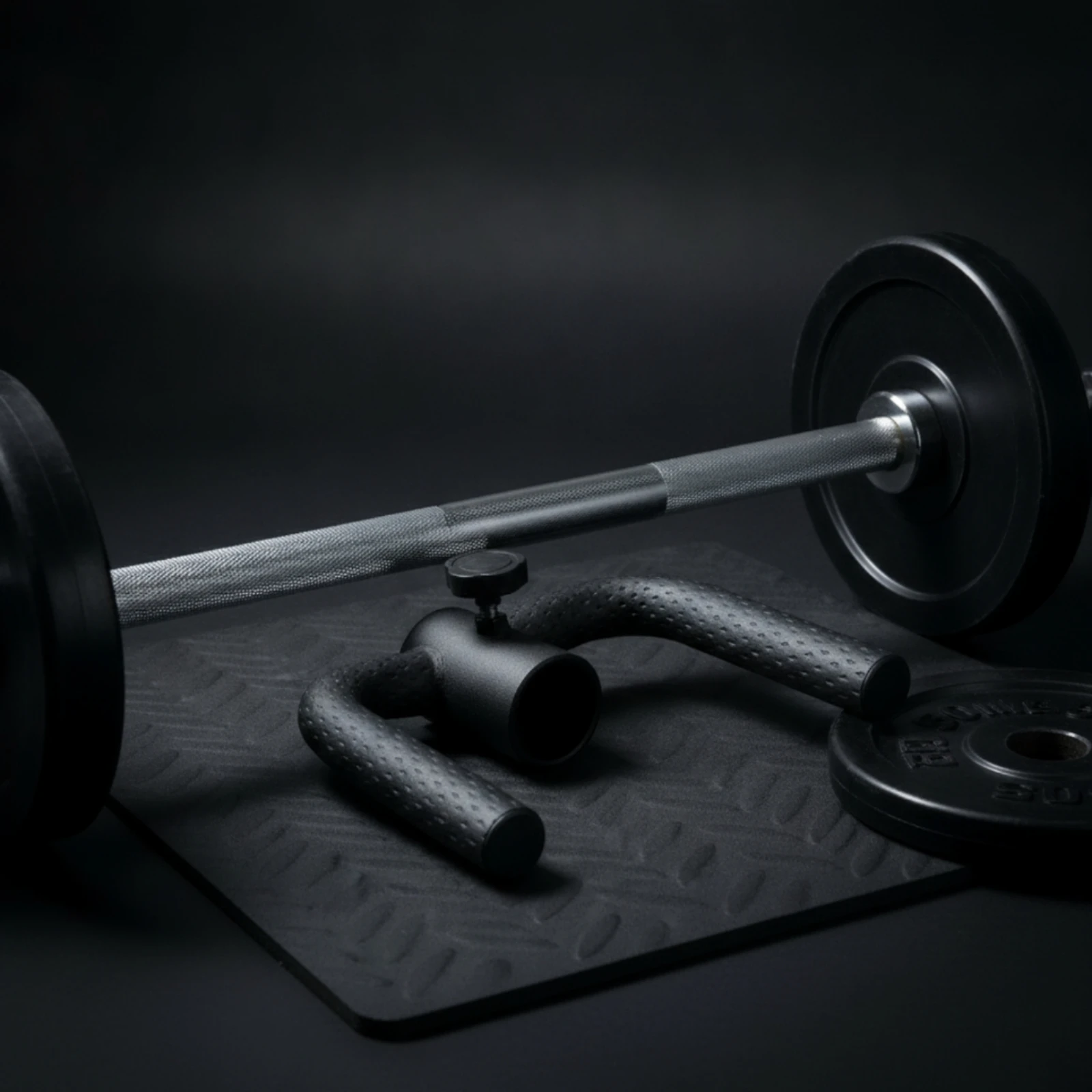 Picture 3: U-Shaped Barbell Handle Curved Grips Gym Equipment