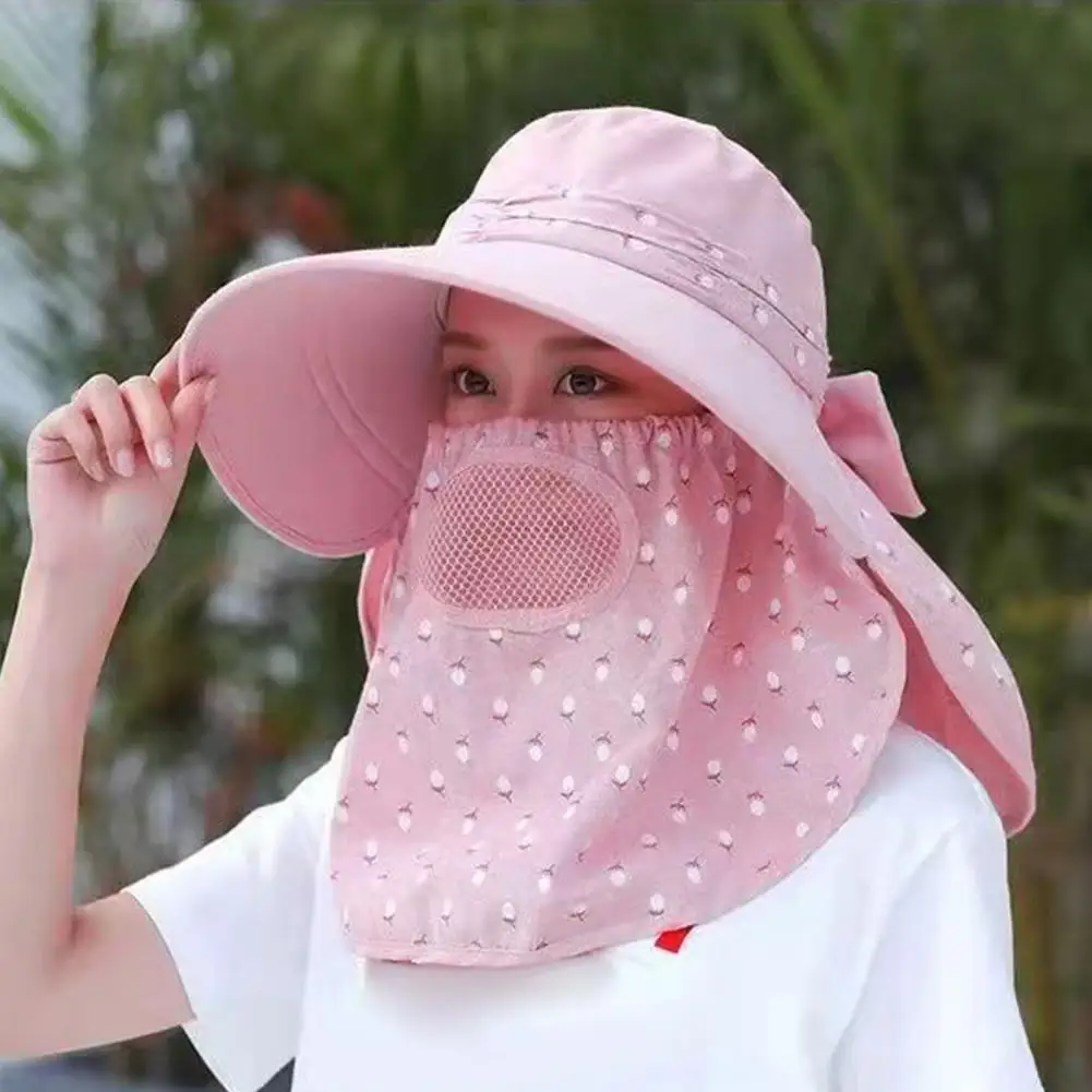 

Wide Brim Sun Hat with Neck Flap Women's Sun Hat with Wide Brim Hiking Camping Visor Bucket Hat Neck Flap Fisherman Hats