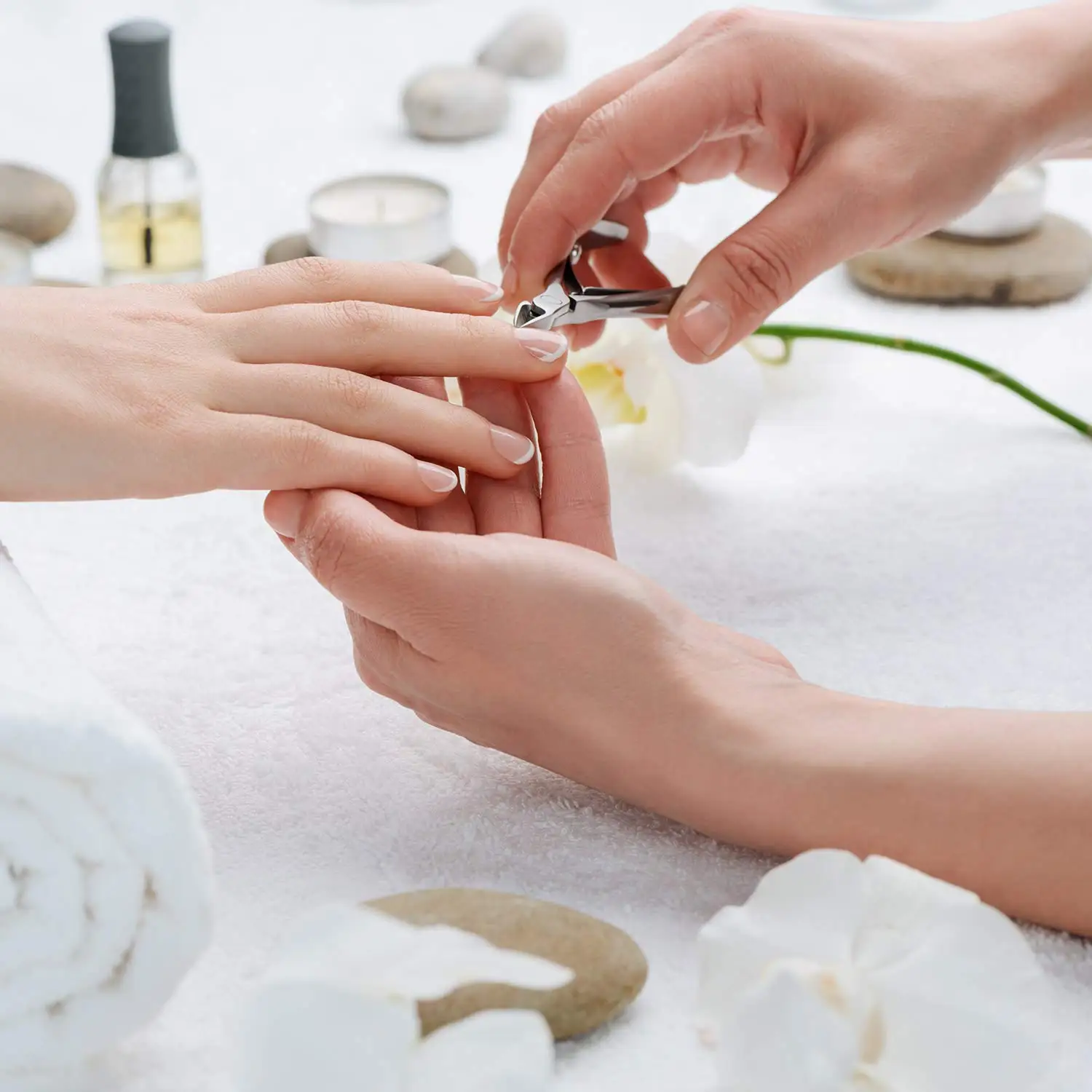 Pince à cuticules en acier inoxydable, dissolvant de cuticules avec lame pointue, ciseaux, outil de manucure et pédicure, 1/3 pièces