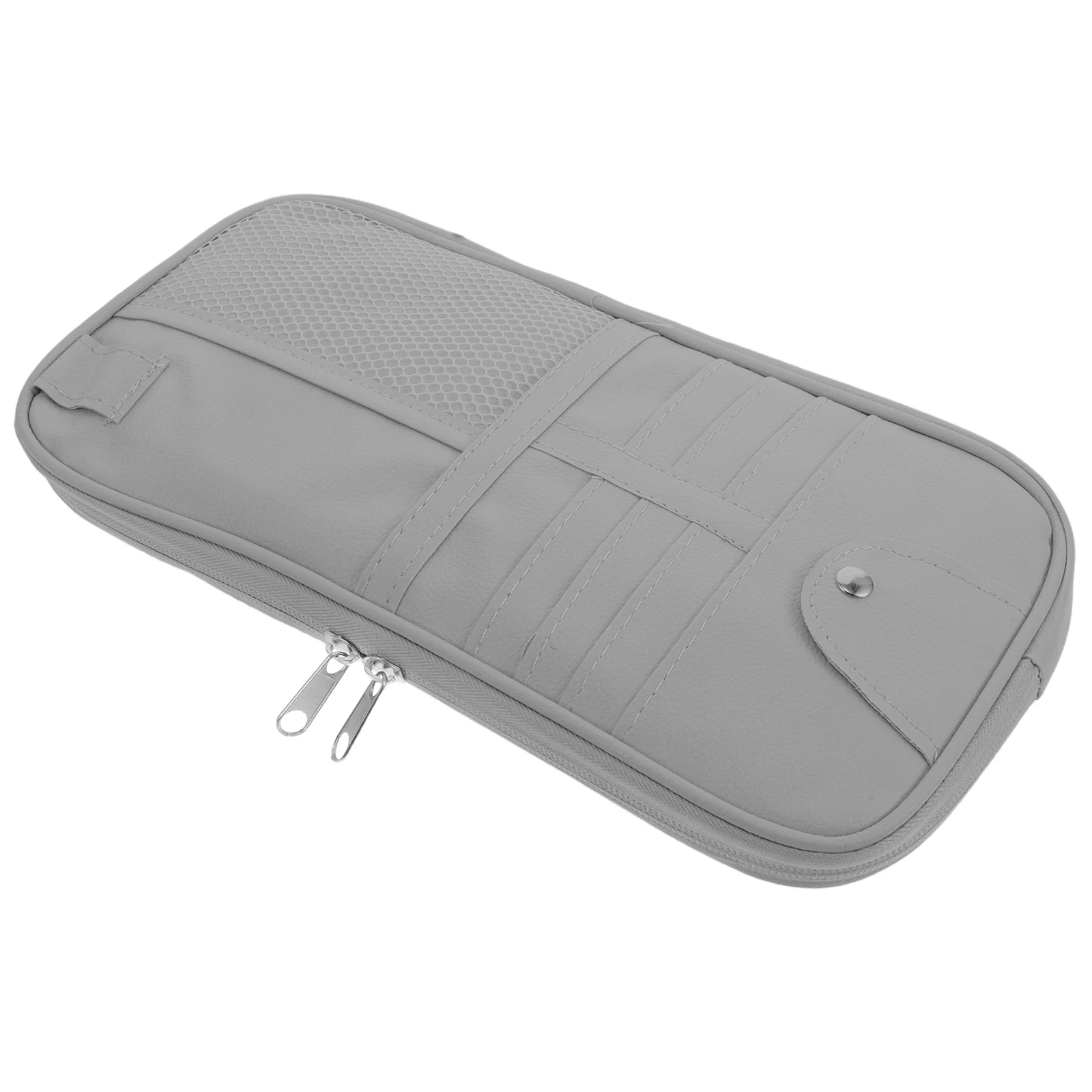 

Visor Storage Bag Multifunctional PU Organizer for Glasses Cards Documents Truck SUV Travel Accessories