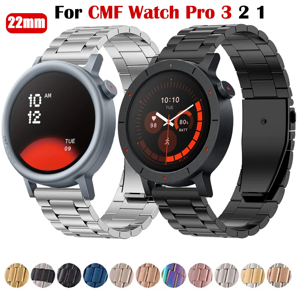 �y�Z�[�����zCMF Watch 3 Pro�p22mm�X�e�����X�X�`�[���X�g���b�v�ANothing Pro 2 1�p�����p���^�����X�g�o���h�A�E�H�b�`�o���h�u���X���b�g