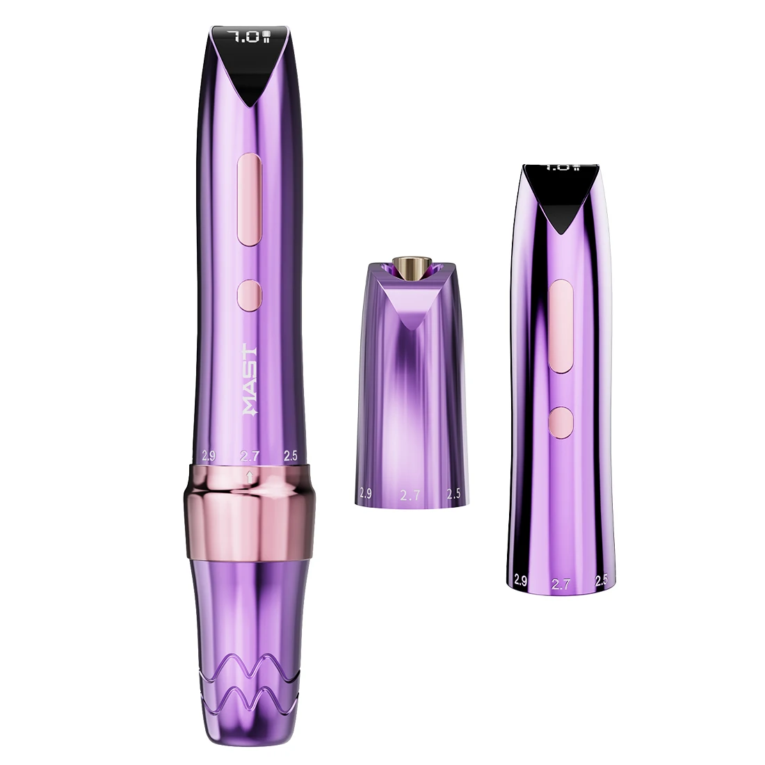 Mast P60 Machine voor Permanent Make-up Volledig met Kit Draadloos Batterij Pen 2,2 mm - 3,2 mm 5 Slagen Draagbaar Licht met 20 Professionele Naalden