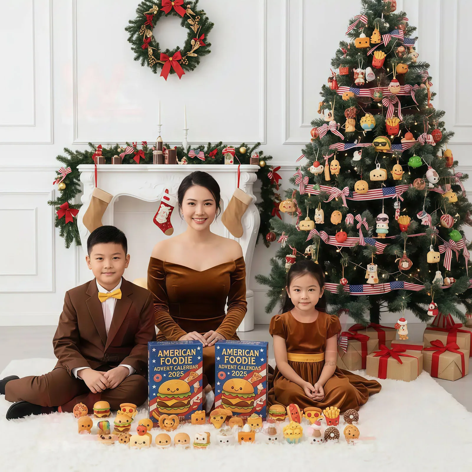 ألعاب أطفال تقويم القدوم 2025 تحتوي على 24 قلادة أكريليك مناسبة لمختلف العد التنازلي لوازم عيد الميلاد السنة الجديدة الساخن #1