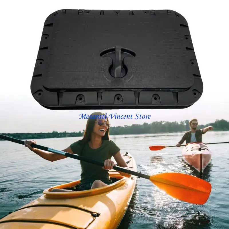 A70F Pull Out Handle None Corrosive Boat Access Hatches 35cm Waterproof ABS Cover With Pull Out Handle For Kayak Canoe Decks