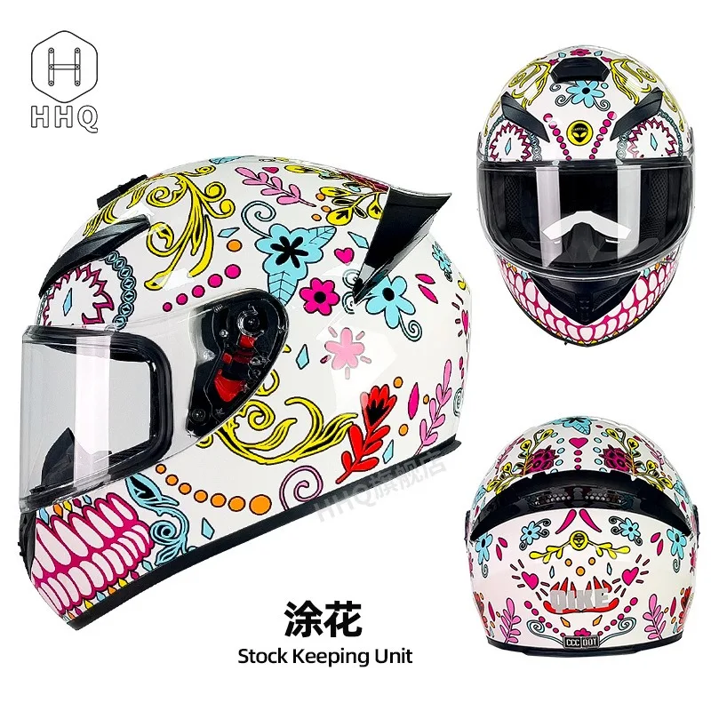 

Мотоциклетный шлем для мужчин и женщин, полный шлем Bluetooth, защита от солнца, противотуманный, ретро, индивидуальный, полное покрытие.