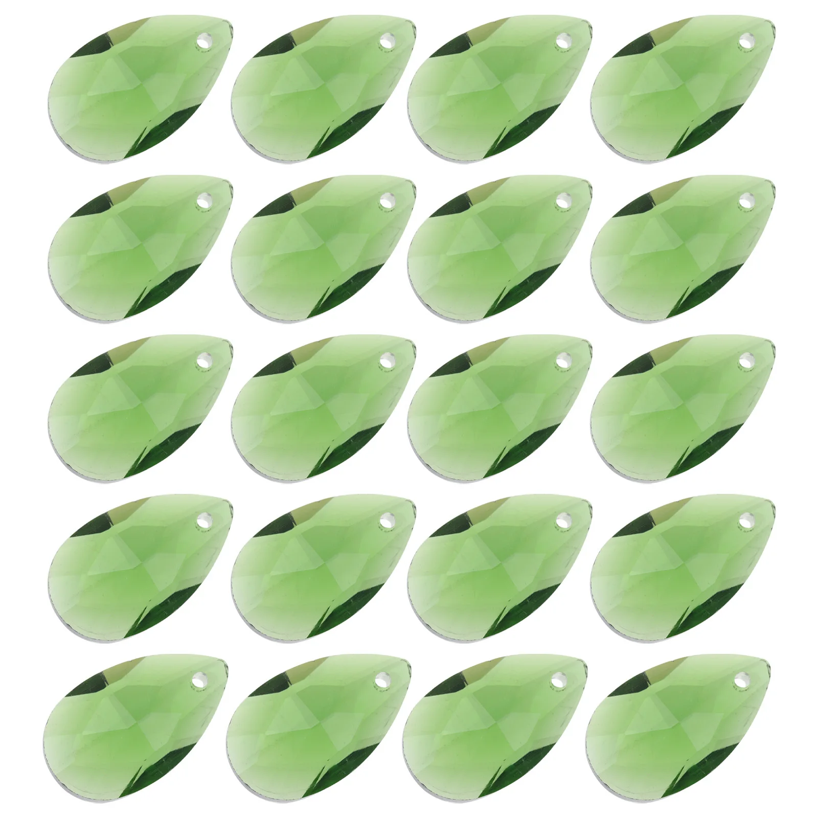 

20Pcs Beads Pendant DIY Colored Glass Loose Beads Kit Crystal Spacer for Bracelet Necklace Crafts Bead DIY Handmade Spacer Bead