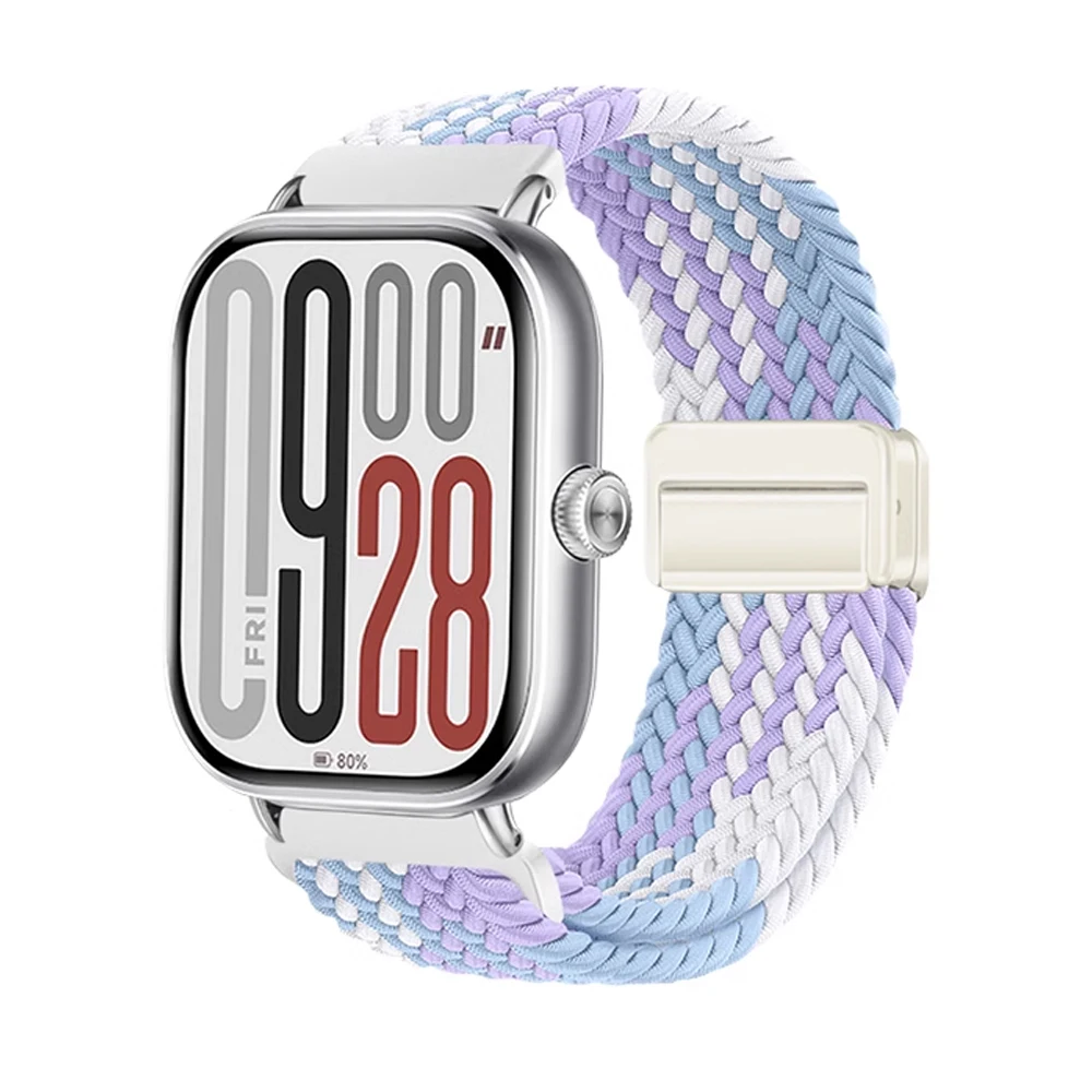 Redmi watch 5 액티브/5 라이트 smarwatch 벨트 마그네틱 팔찌 correa 용 22mm 땋은 스트랩 Xiaomi Redmi watch 5 액티브 밴드 용