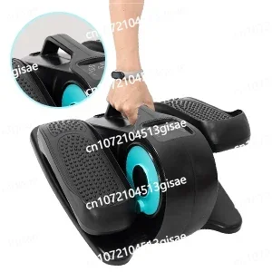 Under Desk Electric Mini Elliptical Machine Portable Exercise Cross Trainer Stepper Pedal Exerciser Bike with Large Pedal