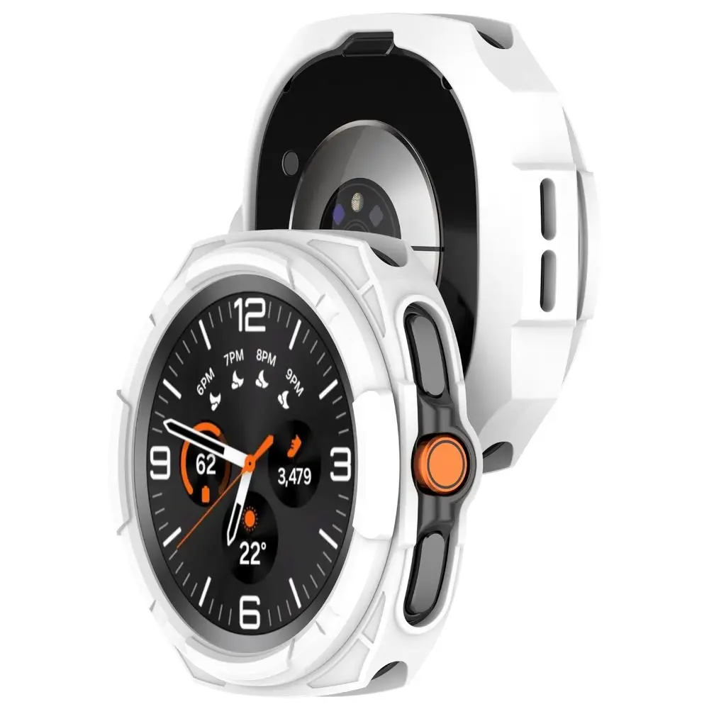 TPU Protective Case Hollow Soft Watch Bezel Anti-Scratch Edge Shell for Samsung Galaxy Watch 8 Classic Smart Watch Accessories