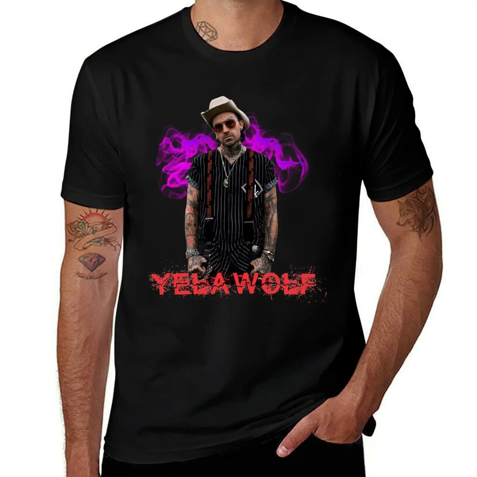 

yela is wolf T-Shirt T-Shirt t shirts for man pack cotton cotton t shirts man 100% T-Shirt