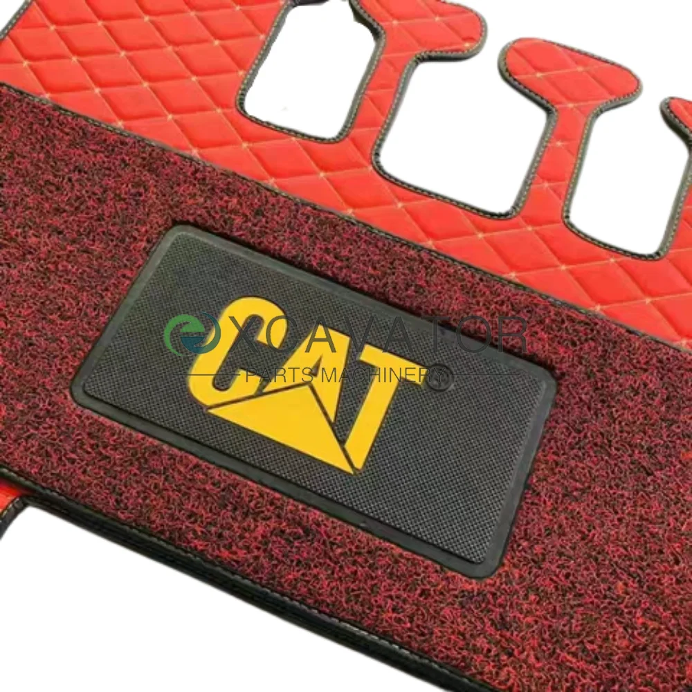 For CATERPILLAR CAT E320D/D2 E330D E336D Special Floor Rubber Anti-skid Excavator Cab Floor Mat Carpet Protect Clean Decorations