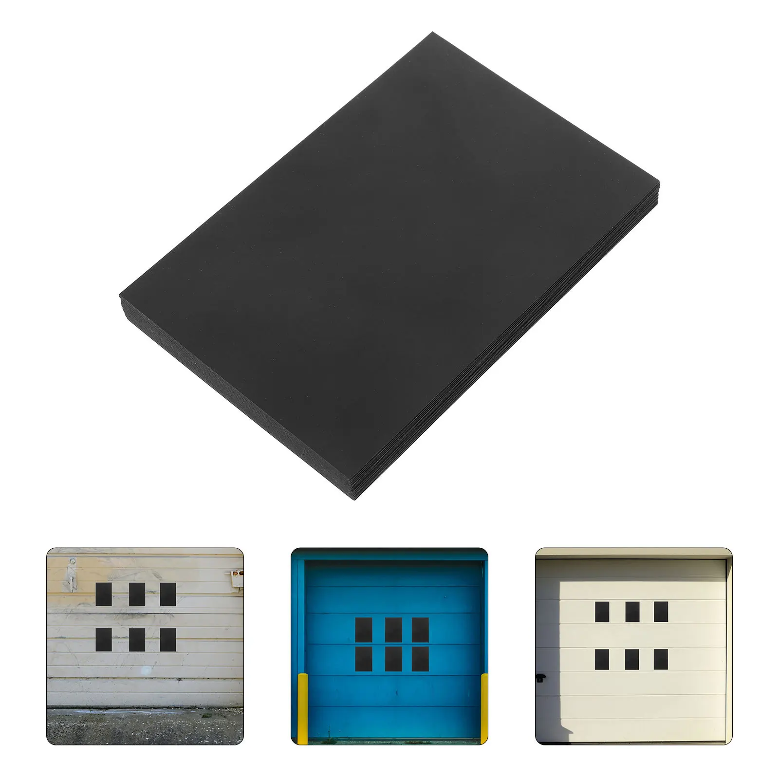 

16Pcs Magnetic Garage Door Decorative Hardware Glossy Faux Window Panels Durable Magnetic Privacy Screen Door Accents