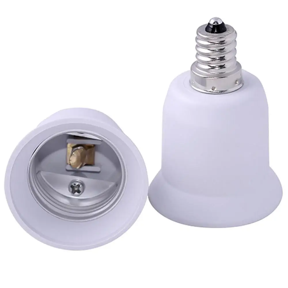 Fireproof Plastic Converter E12 to E26 / E27 Adapter Conversion Socket Socket Light Bulb Adapter Lamp Holder