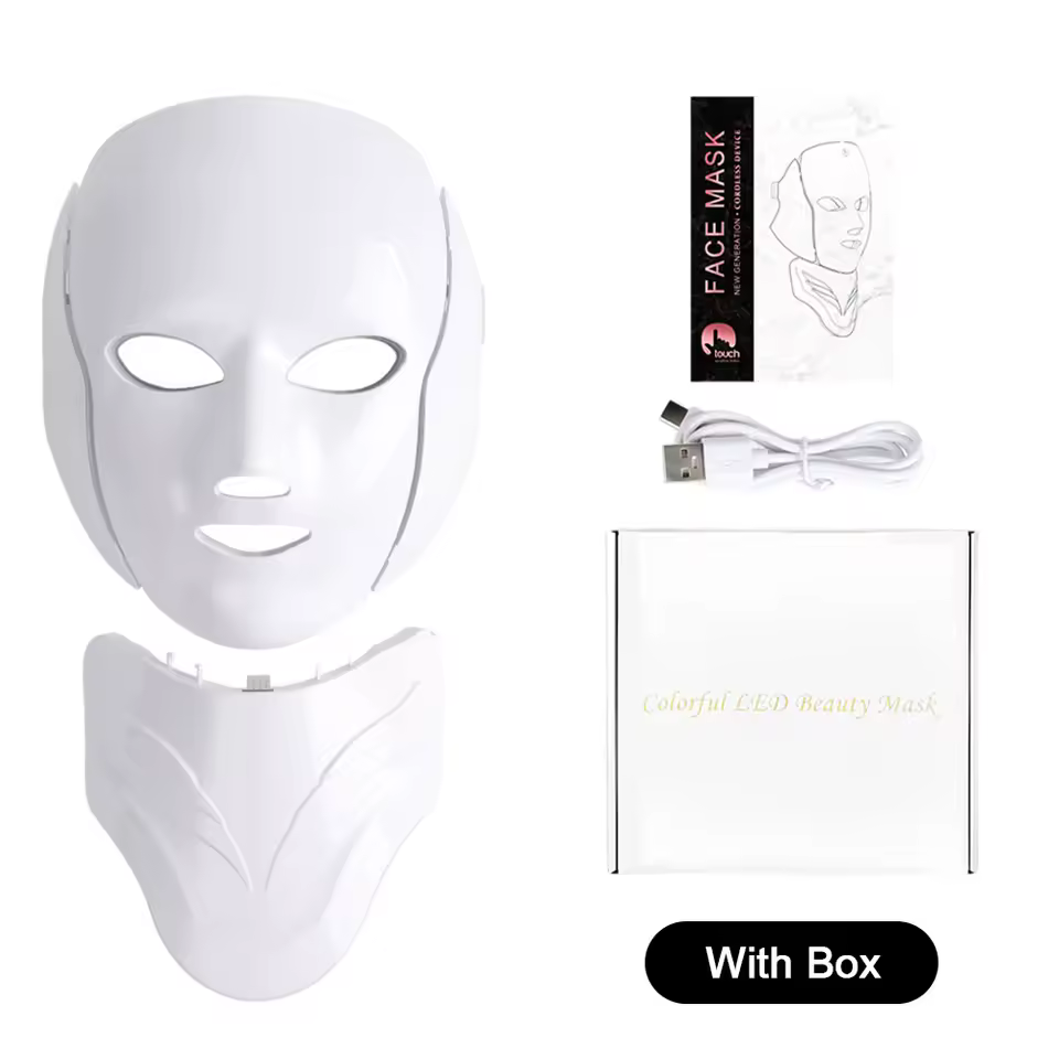 7색 광자 페이스 넥 뷰티 마스크
