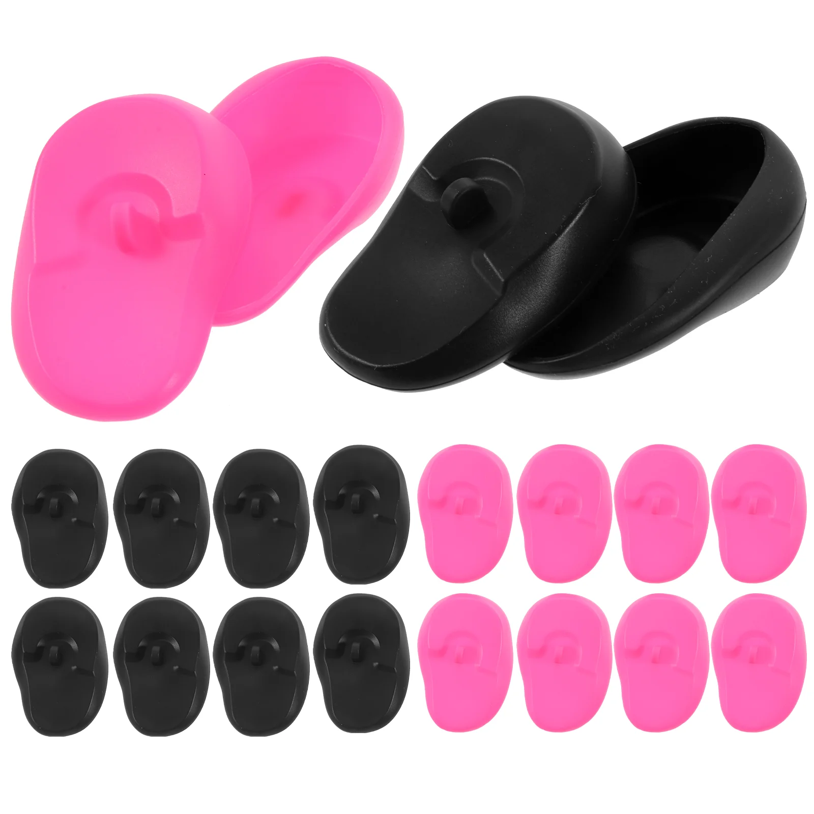 

10 Pairs Baking Oil Oiling Ear Muffs Custom Plugs Silica Gel Silicone Protectors