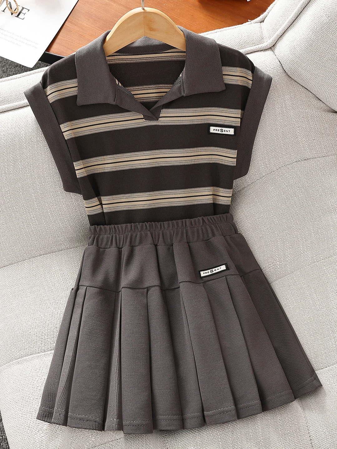 conjunto-de-dos-piezas-para-ninas-top-a-rayas-y-falda-plisada-ropa-infantil-estilo-escolar-transpirable-y-ligero