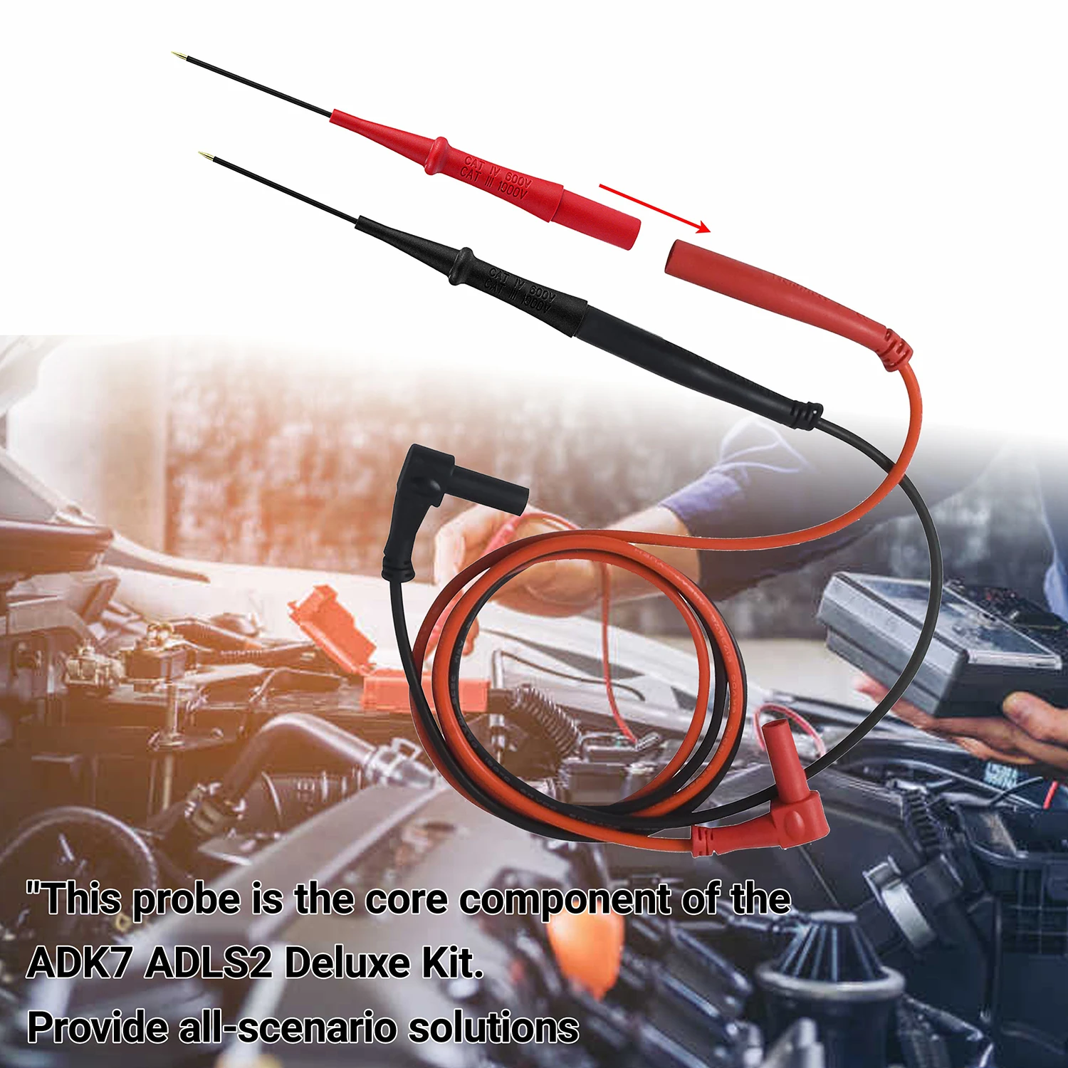 

ZIBOO RCT2 Extension Probe Tip Set Compatible with Fieldpiece ADK7 and ADLS2