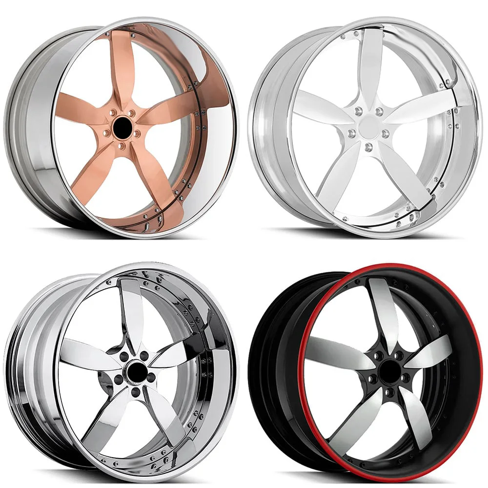 

SY-02051 2 Pieces Custom ITO Wheel Variety Finishes 15-24 Inches Forged Rims for BMW Mercedes Ferrari Lexus VS-5RS