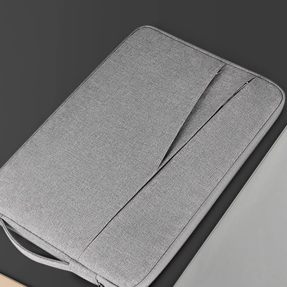 

2Pcs Laptop Bag Modern Business Laptop Carrying Bag Lightweight Waterproof Anti-Wear Shock Absorbing Portable Computer Tablet