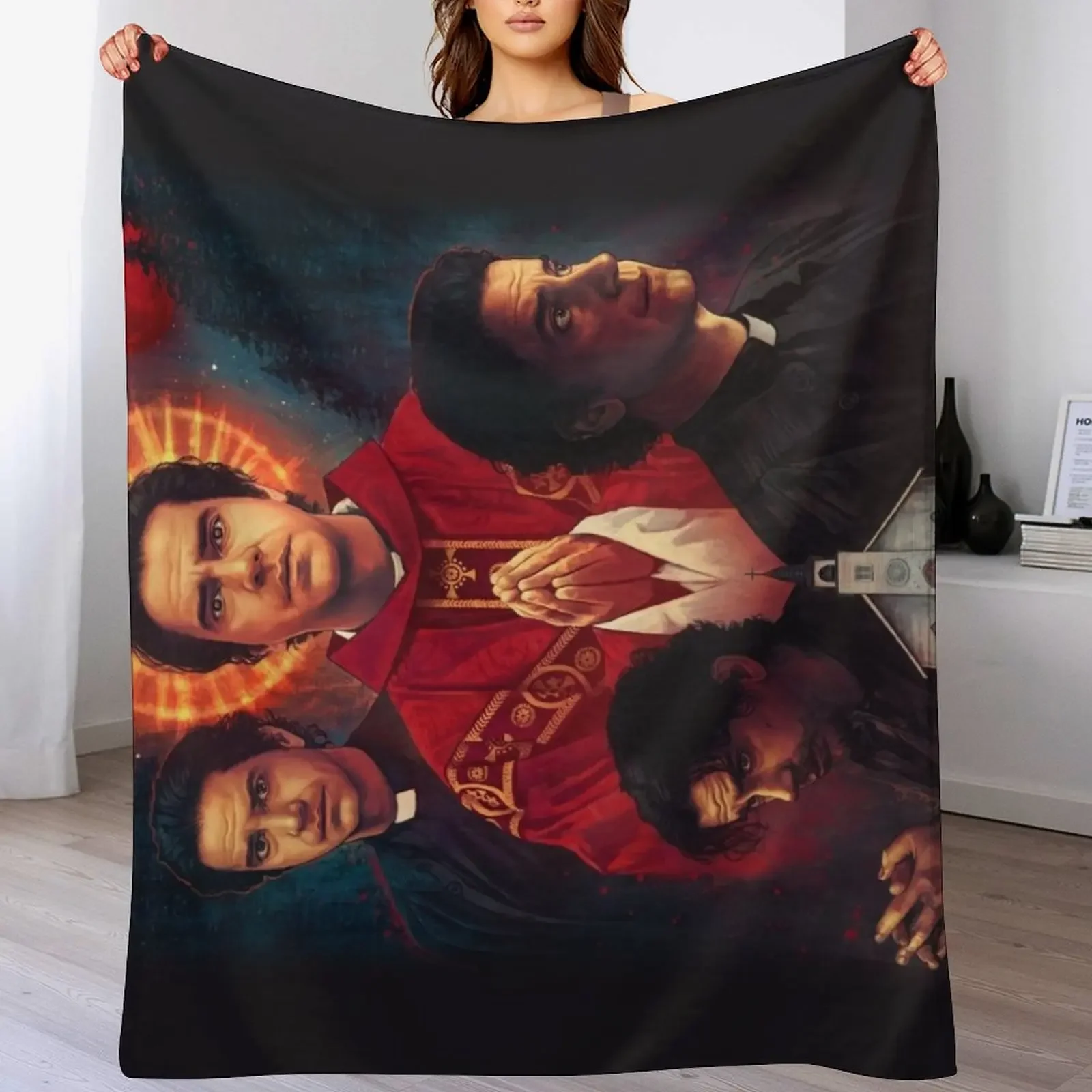 

Father John Throw Blanket Winter beds Personalized Gift Bed covers Luxury Brand Blankets