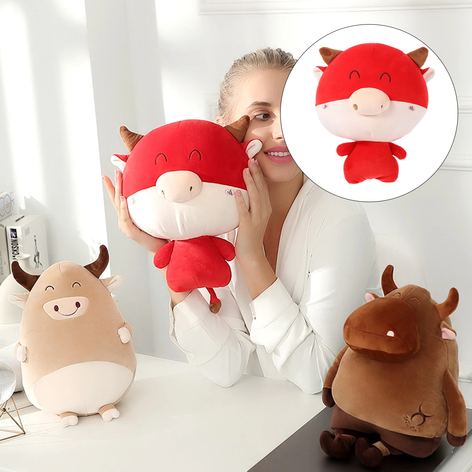 

Cartoon Year of Pillow for Travel U Shaped Cushion U-shaped Neck Modeling