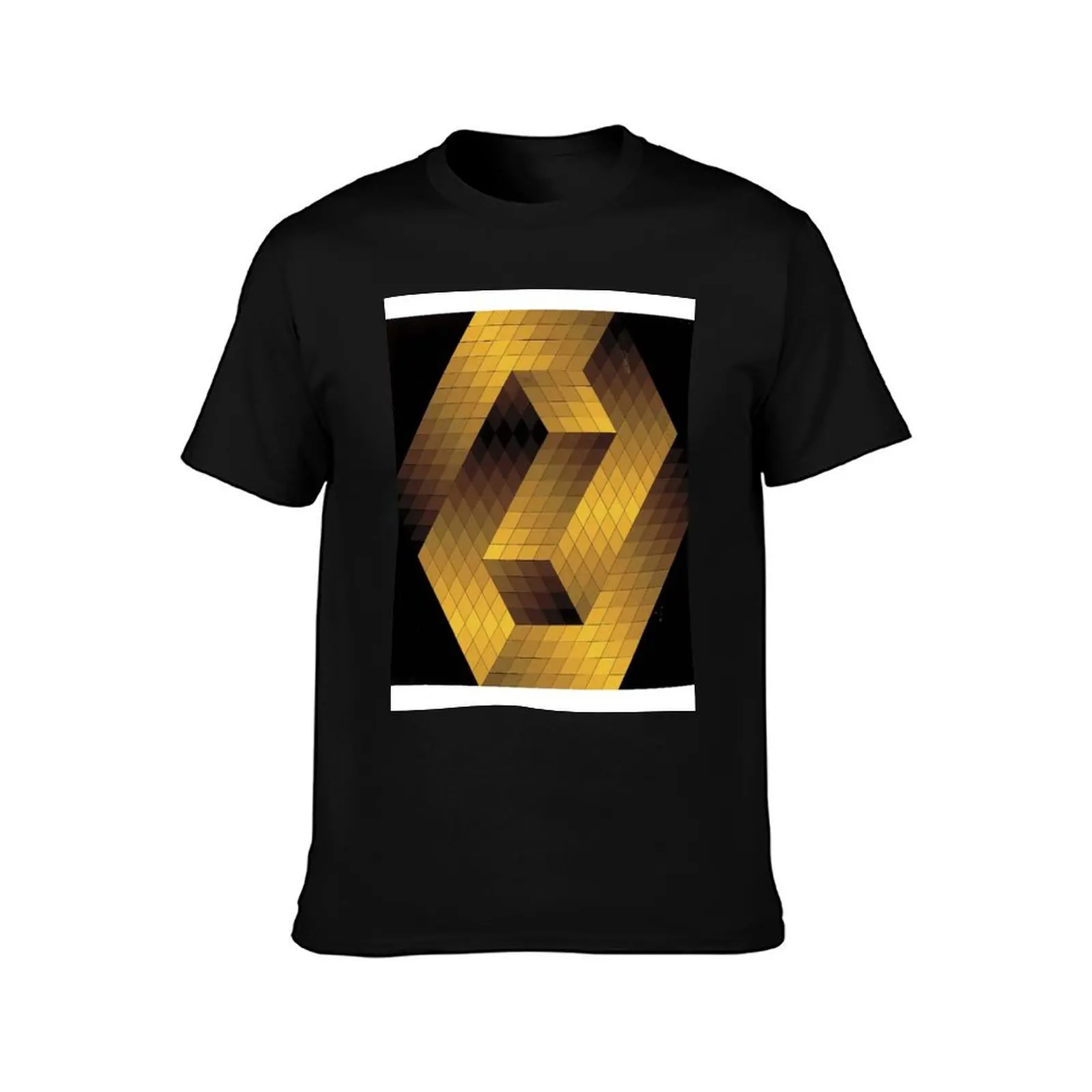 Victor Vasarely Plasticien artwork for sales, T-Shirt Anti-Perspiration Workout Top T-Shirt