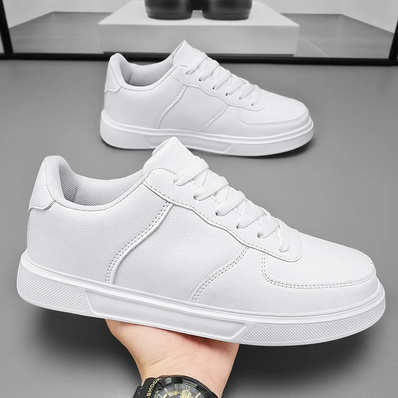 

Hot Selling Cheap White Sneakers Men Plus Size 36-47 Low Cut Light Men’s Skateboard Sneakers Comfort Classic Casual Shoes Women