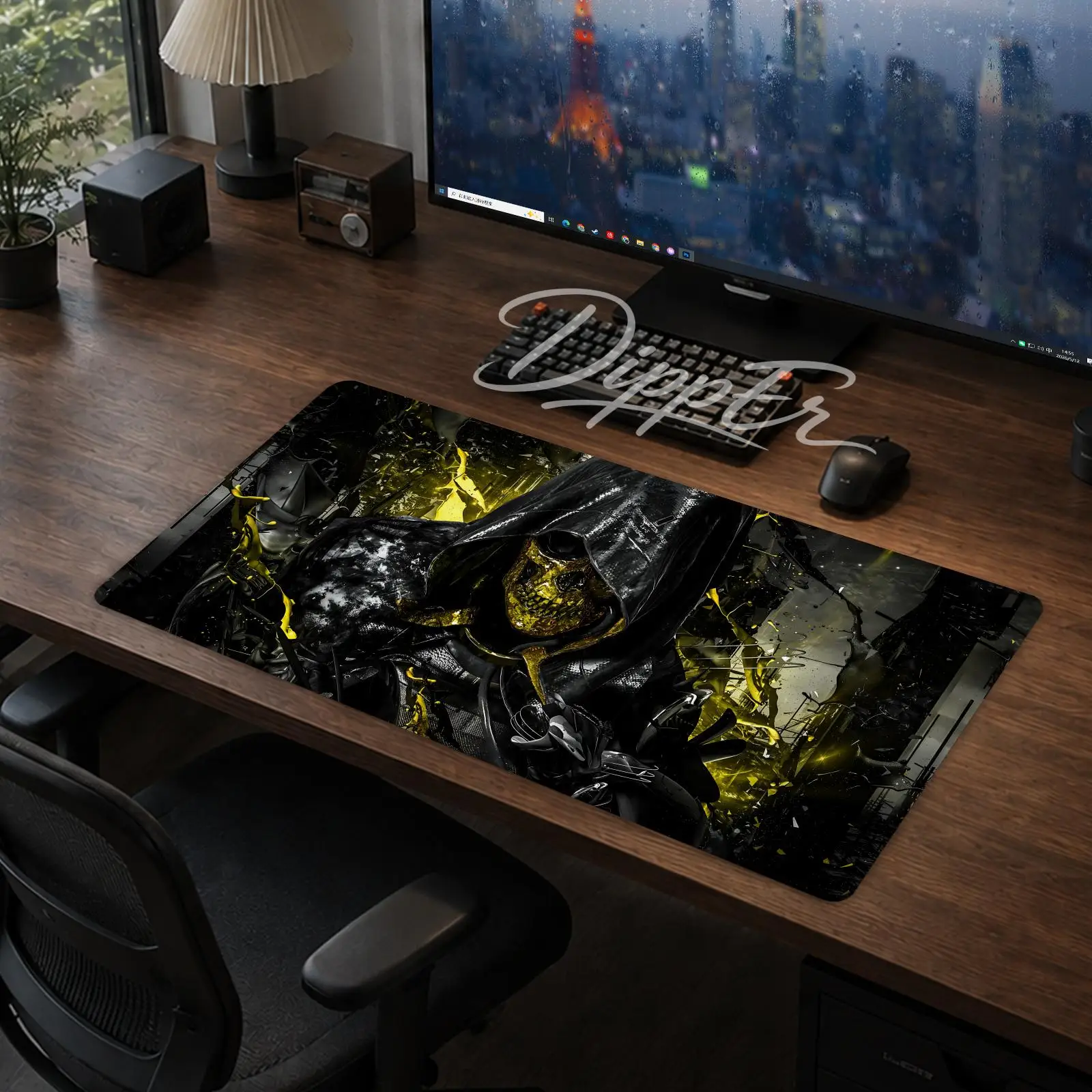Game Death Stranding Mauspad, Büro, große Schreibtischunterlage, Gaming-Mauspad, Gummiunterseite, rutschfestes Kissen, 900 x 400