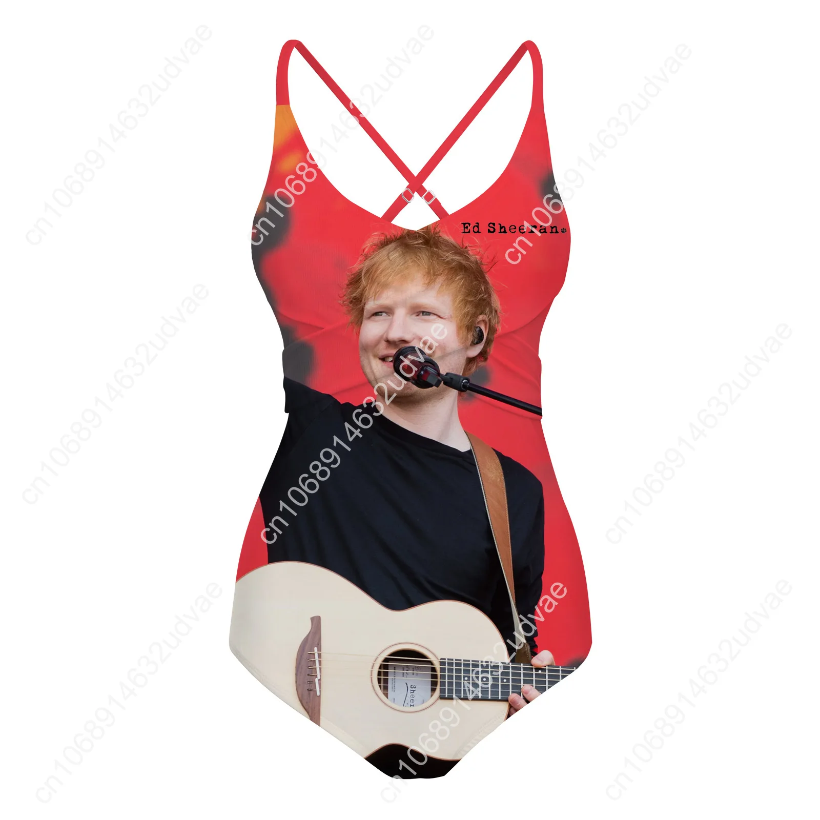Ed Sheeran Swimsuit Womens Sling Swimsuits Personalized Sexy Swimwear Pool Party Beach Bikini Summer Customize Bathing Suits