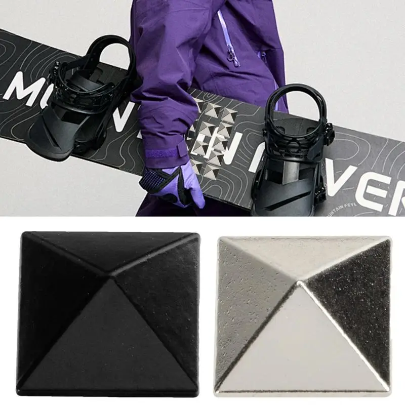 18pcs Snowboarding Pad Accessory Anti Slip Zinc alloy Material for Improving Skid Resistance Durable Exquisite Lightweight