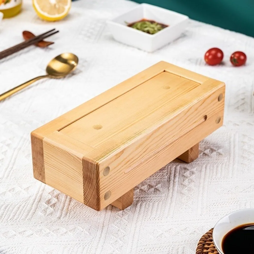 

Коробка для рисовой формы, деревянная форма для пресса для суши, портативный плоский пресс, форма для риса, прямоугольный пресс для суши, сделай сам