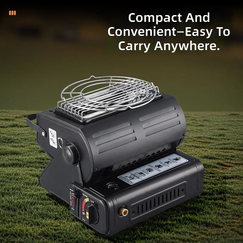 Portable Heater for Ice Fishing, Camping Tent, Outdoor Cooking, Fast Heating in Winter, Compact and Lightweight