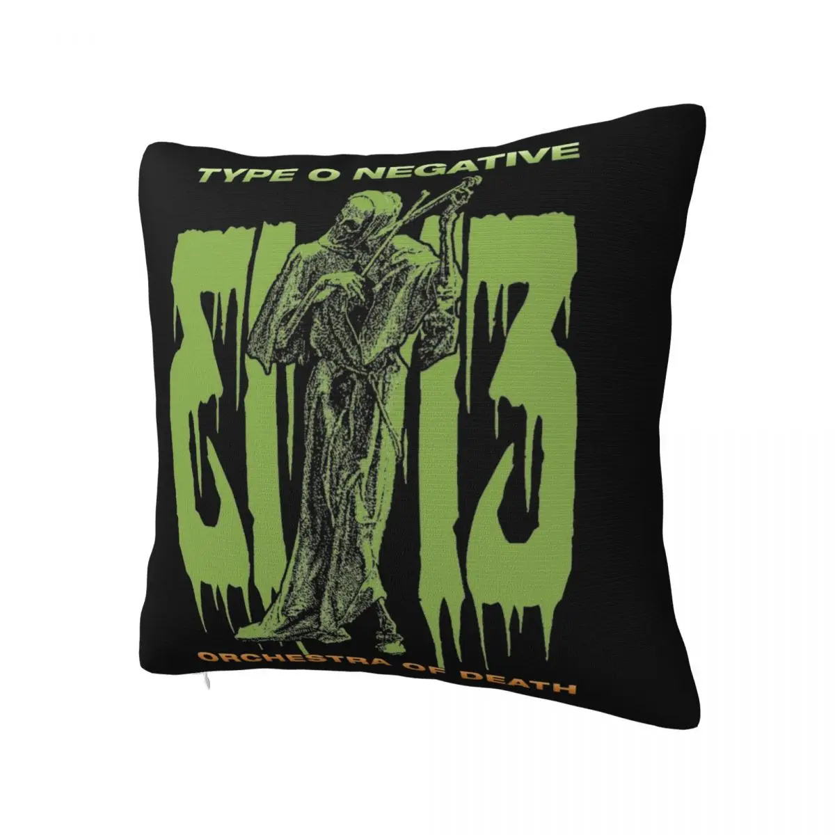 Type O Negative Orchestra Of Death Pillowcase Printed Fabric Cushion Cover Decorative Pillow Case Cover Bedroom Wholesale