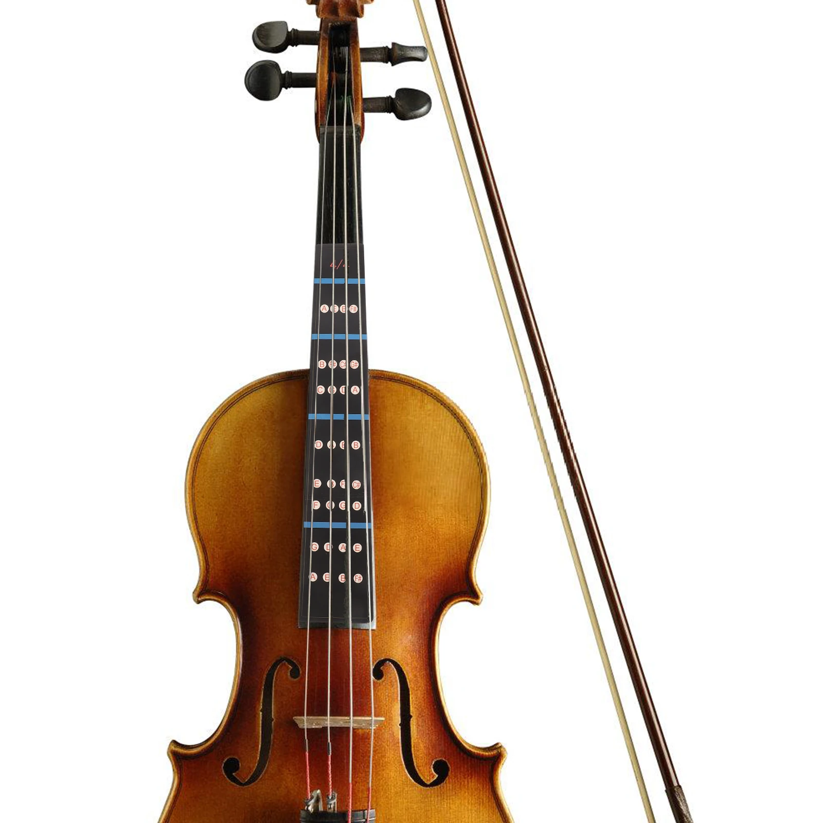 

Scale Stickers Fretboard Violin Note Map Decals Self-adhesive for Instrument Notes