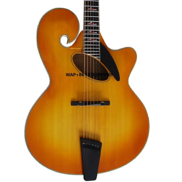 

Yunzhi Handmade Maple Jazz Guitars Customizable Electric Guitar Acoustic Guitar