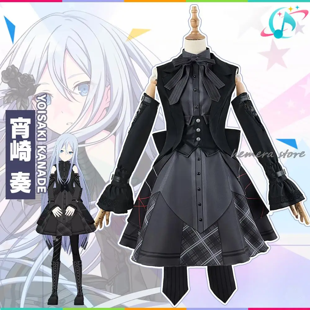 Yoisaki Kanade Cosplay Nuovo Progetto Pelle Sekai Colorato Stage Feat Abiti Anime Halloween Giochi di ruolo Costumi Cosplay