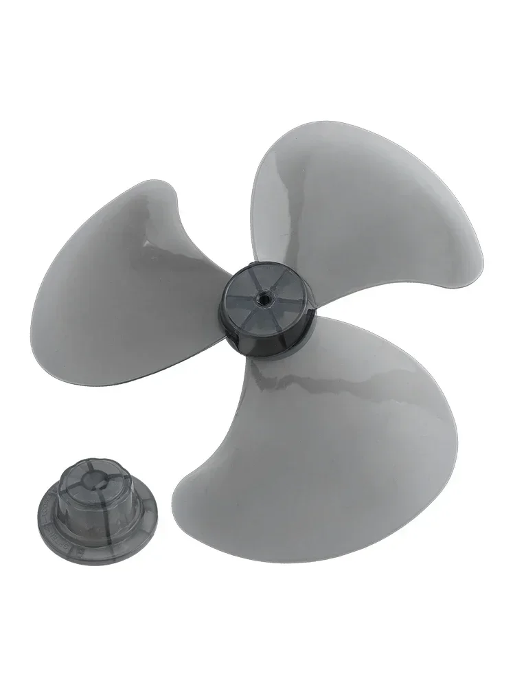 16 Inch Household Plastic Fan Blade Three Leaves With Nut Cover For Pedestal Replacment Accessories For 16-inch Standing Fan