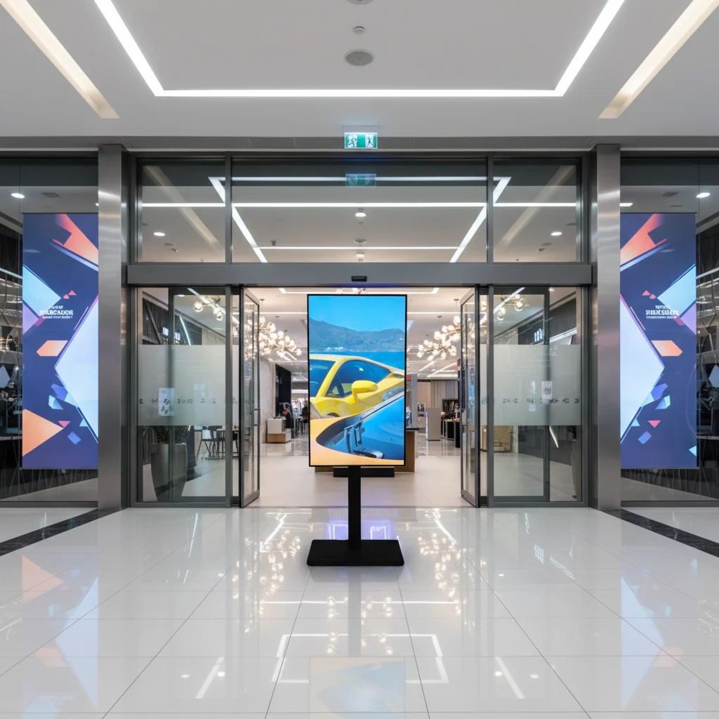 Hot Sell Ultra-Thin 55 Inch 4K Resolution Wall Mount Advertising Machine Advertisement LCD Display Screen Digital Signage