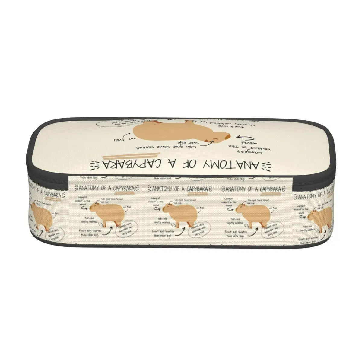 

Capybara Animal Pattern Pencil Cases for Students Pen Box Pencil Bag Big Capacity Pencil Pouch Pen Holder