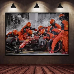 New 5D Round Diamond Painting F1 Pit Stop Ferraris F1 75 Car Sticker Diamond diy Embroidery Home Decoration Mosaic