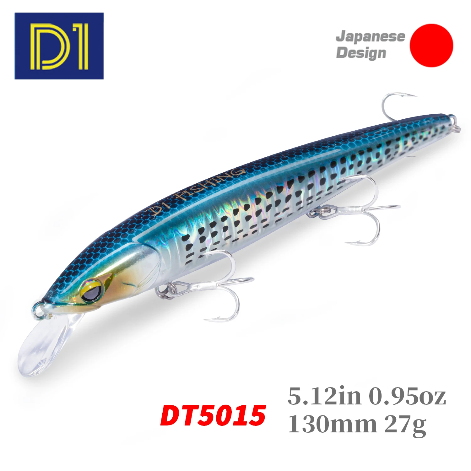 D1 Minnow Fishing Lures EJA 130 Sinking 27g Sea Hard Artificial Wobblers Depth 40-70cm Long Casting Jerkbait 2021 pesca Tackle