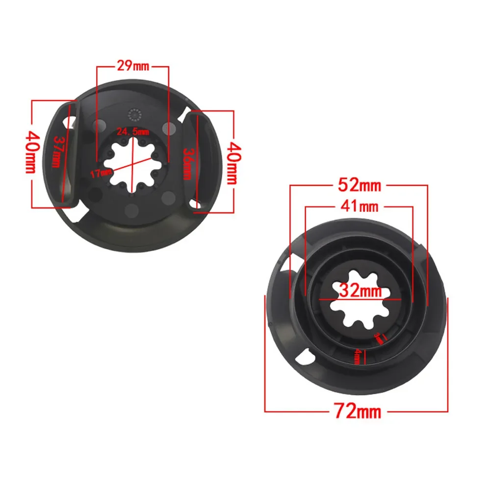 72mm Plastic Cover Power Tools Replacement Middle Cover Parts Angle Grinder Middle Cover For GWS 6-100 Angle Grinder Wind Guard