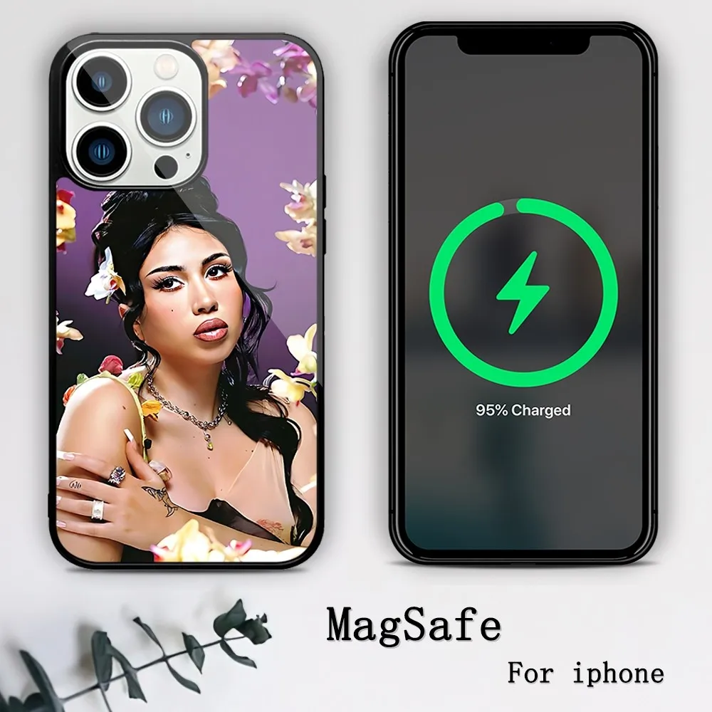 Singer Kali Uchis Orquideas Phone Case For iPhone 11 12 13 14 15 Mini Pro XS Max X S Plus XR Magnetic Attraction Shell