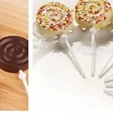 

6 Even Doughnut Silicone Mold Lollipop Chocolate Cheese Stick Making Tools DIY Children's Candy Baking Mold Kitchen Bakeware
