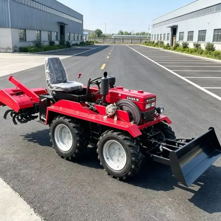 Customized Industry Top 1 Rotary Tiller, Hot-selling Wheeled Rotary Tiller, Wheeled Tilling & Cultivating Machine for Farmland