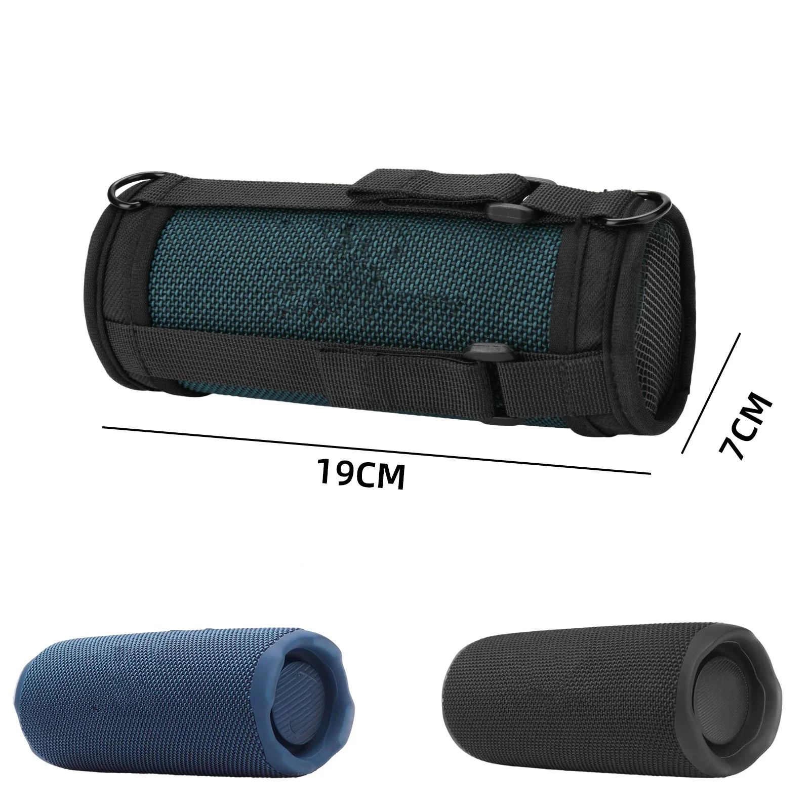 CoverJoy – étui avec sangle pour haut-parleur JBL Flip 6/7, sac de protection en Nylon résistant à l'eau, housse Portable