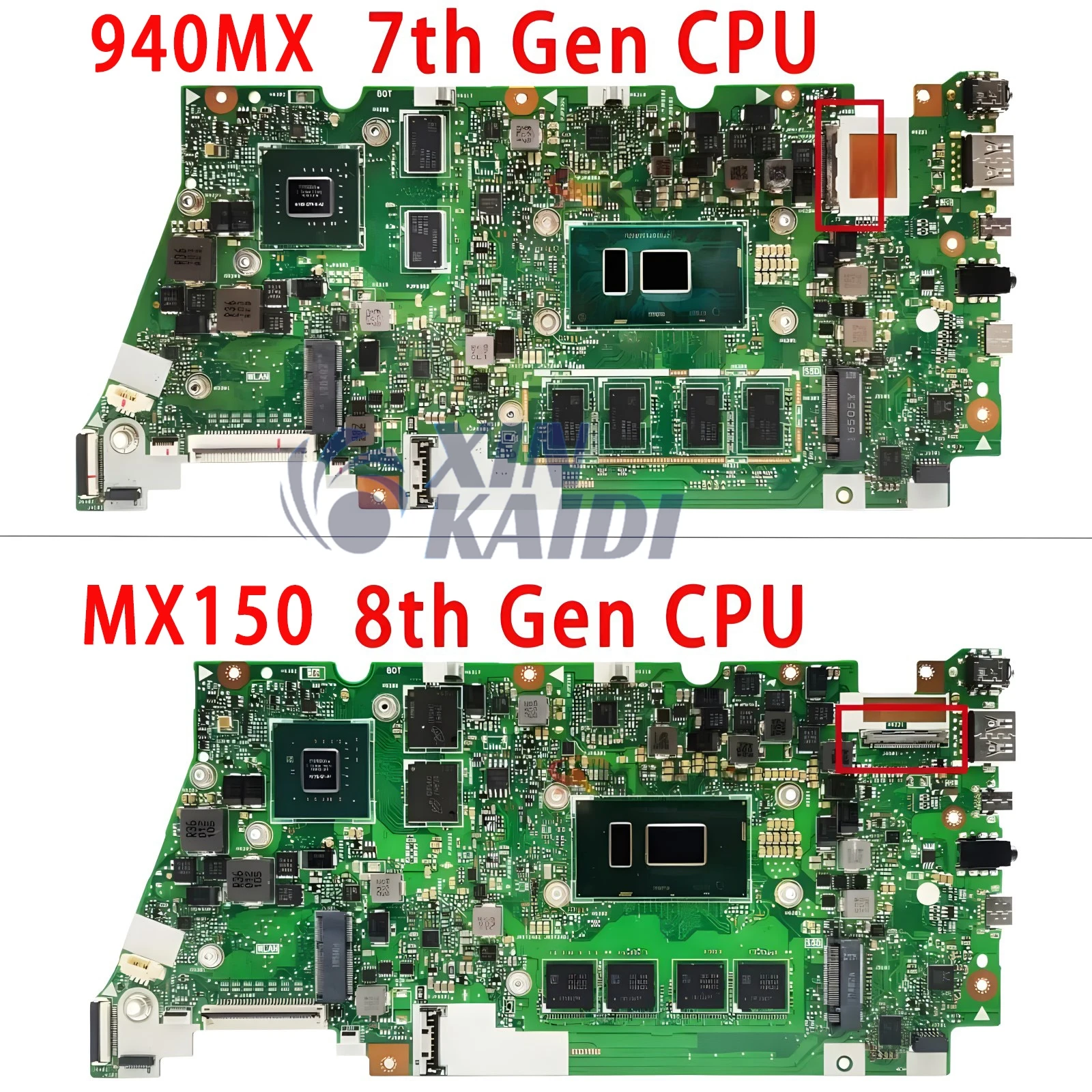 UX430UQ Motherboard For ASUS ZENBOOK 14 UX430UA UX430UN UX430UNR UX430UQK Laotop Mainboard i5 i7 7th Gen GT940MX UMA