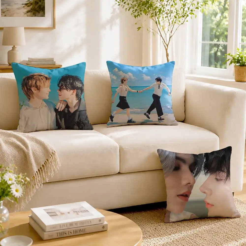 CP F-FortPeat L-Love in the Air Customizable Square Pillow case Double Sided Print Sofa Bedroom Decor Cushion Cover