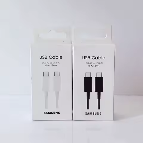5A Pd Usb Cable Samsung 45W Type C To Type C Super Fast Charging Cabel Galaxy S24 S23 S22 Ultra S20 S21 S23 FE A55 Charger Cord